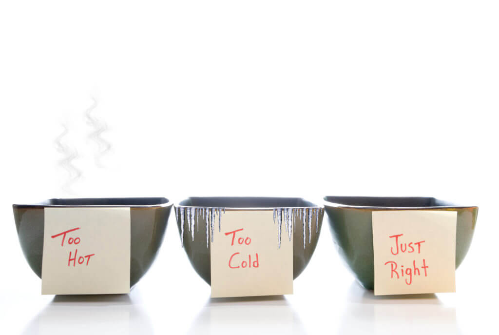 shutterstock_TooHot_TooCold_JustRight