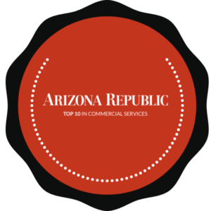 ROI Properties is in the top 10 commercial real estate companies, awarded by the Arizona Republic.