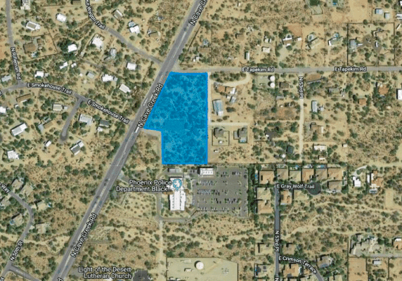 4.89 Acre Land for Redevelopment in Cave Creek